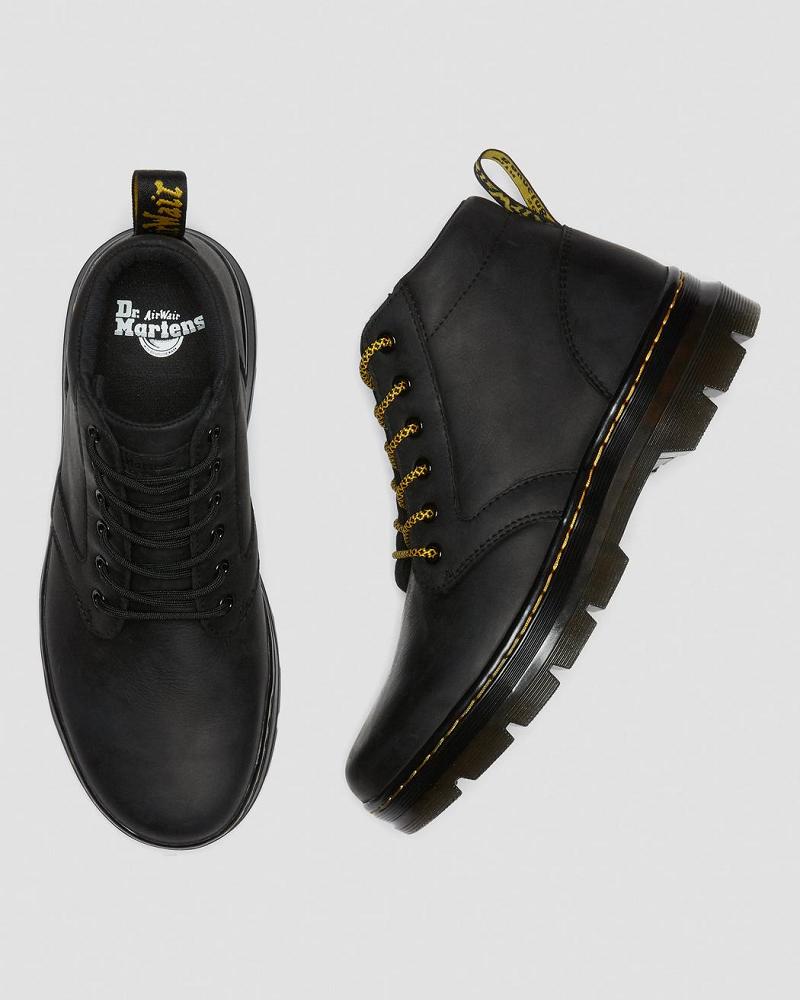 Botas Casuales Dr Martens Bonny Cuero Hombre Negros | MX 344UZG